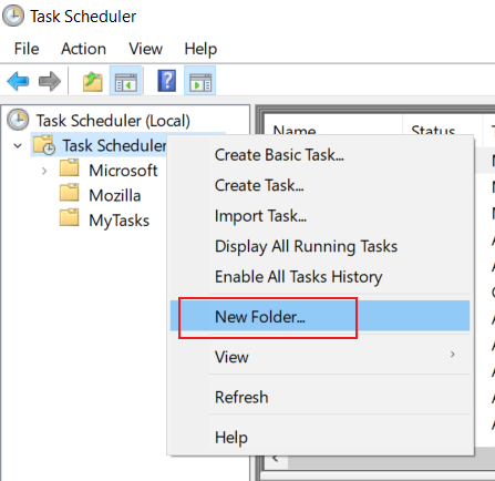 TaskScheduler-NewFolder