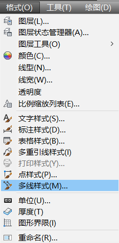 AutoCAD-Draw-MLineStyle-ToolbarItem