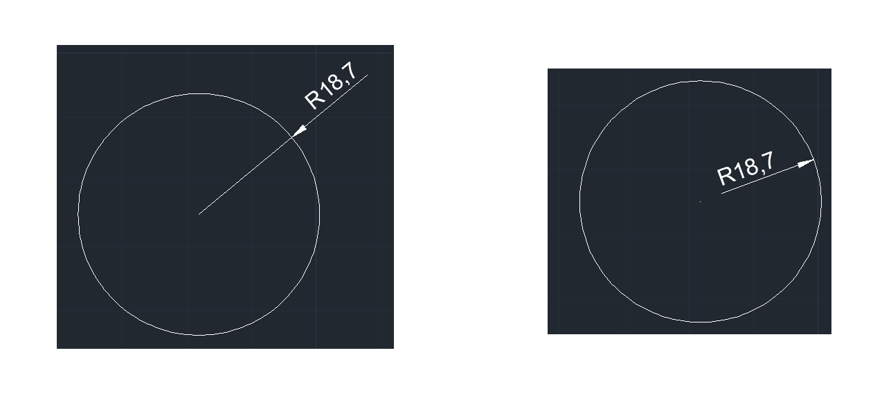 AutoCAD-Annotation-RadiusDimension