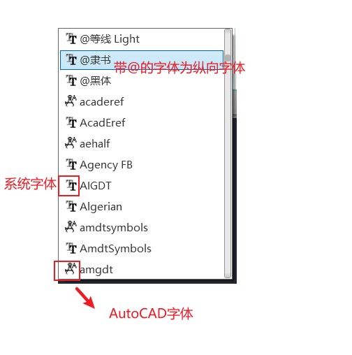 AutoCAD-Text-Fonts
